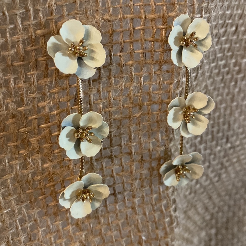 Flower Blossom Earrings - Picture 8 of 12